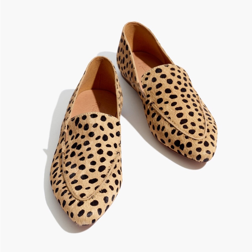 Madewell Frances Skimmer in Dotted Calf Hair